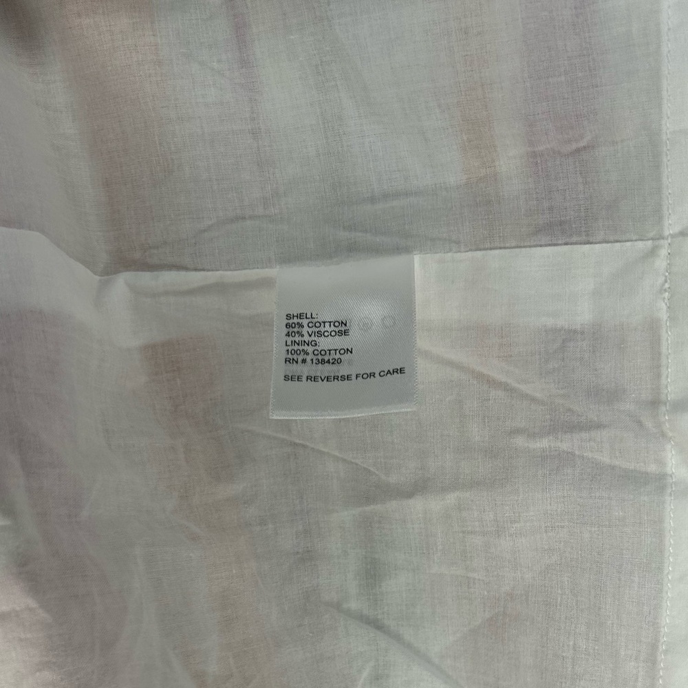 Womens Etcetera White Multicolor Striped Short Sleeve Midi Dress Designer Size 2 - Picture 4 of 4